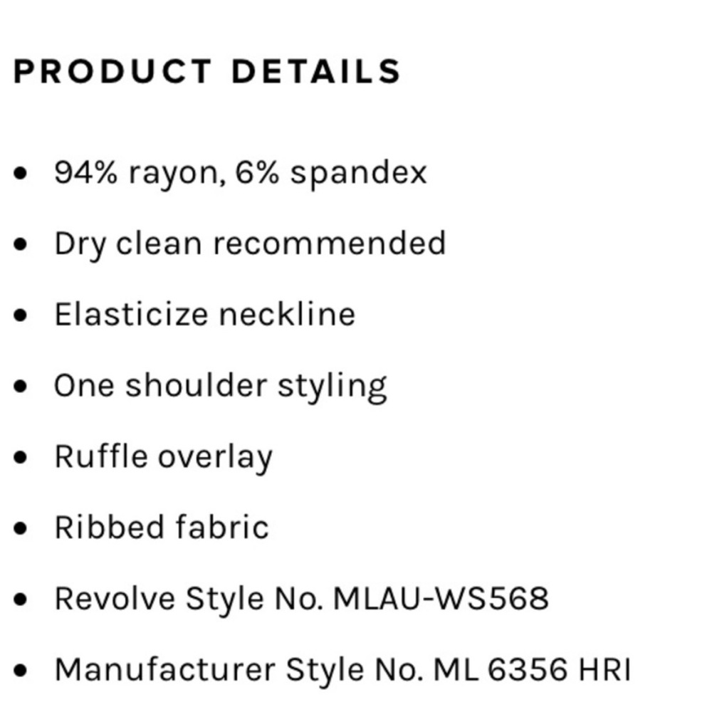 Michael Lauren Gonzola Ruffle Top in Dixie Size Medium NWT - Picture 5 of 5